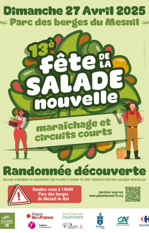 Affiche de la 13e édition de la Fête de la Salade Nouvelle